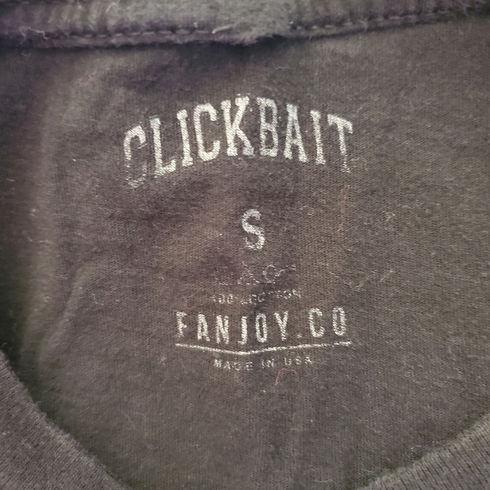 Clickbate Men's Size S, Short Sleeve T-shirt. - Picture 5 of 5